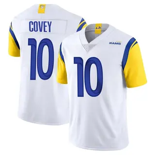 Los Angeles Rams Men's Britain Covey Limited Vapor Untouchable Jersey - White