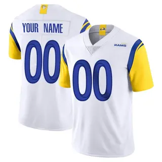 Los Angeles Rams Men's Custom Limited Vapor Untouchable Jersey - White