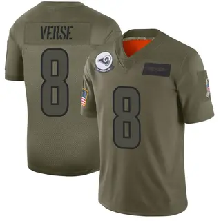 Los Angeles Rams Men's Jared Verse Limited 2019 Salute to Service Jersey - Camo