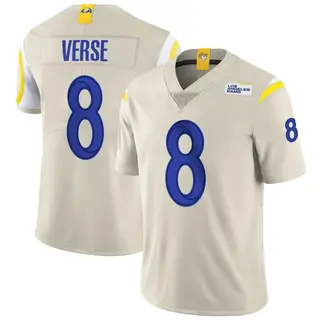 Los Angeles Rams Men's Jared Verse Limited Bone Vapor Jersey