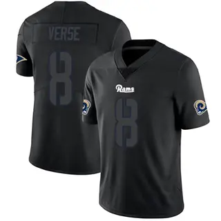 Los Angeles Rams Men's Jared Verse Limited Jersey - Black Impact