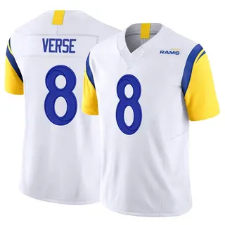 Los Angeles Rams Men's Jared Verse Limited Vapor F.U.S.E. Jersey - White
