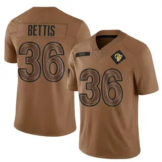Los Angeles Rams Men's Jerome Bettis Limited 2023 Salute To Service Jersey - Brown