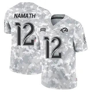 Los Angeles Rams Men's Joe Namath Limited 2024 Salute to Service Jersey - Arctic Camo