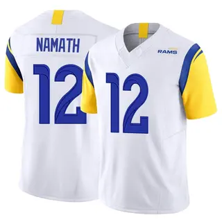 Los Angeles Rams Men's Joe Namath Limited Vapor F.U.S.E. Jersey - White