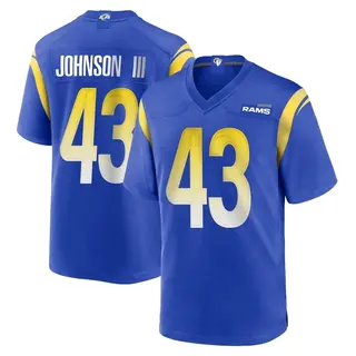 Los Angeles Rams Men's John Johnson III Game Alternate Jersey - Royal