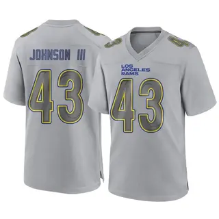 Los Angeles Rams Men's John Johnson III Game Atmosphere Fashion Jersey - Gray