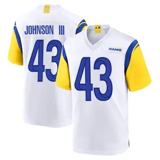 Los Angeles Rams Men's John Johnson III Game Jersey - White