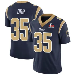 Los Angeles Rams Men's Kareem Orr Limited Team Color Vapor Untouchable Super Bowl LVI Bound Jersey - Navy