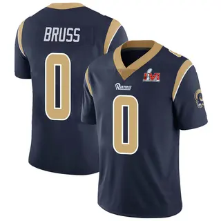 Los Angeles Rams Men's Logan Bruss Limited Team Color Vapor Untouchable Super Bowl LVI Bound Jersey - Navy