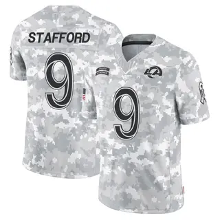 Los Angeles Rams Men's Matthew Stafford Limited 2024 Salute to Service Jersey - Arctic Camo