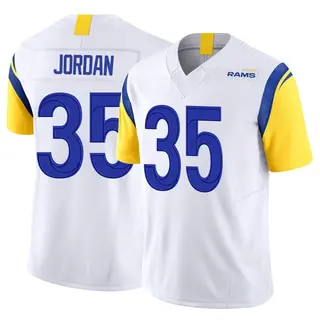 Los Angeles Rams Men's Michael Jordan Limited Vapor F.U.S.E. Jersey - White