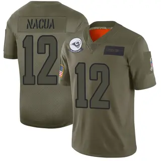 Los Angeles Rams Men's Puka Nacua Limited 2019 Salute to Service Jersey - Camo