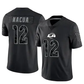 Los Angeles Rams Men's Puka Nacua Limited Reflective Jersey - Black