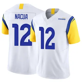 Los Angeles Rams Men's Puka Nacua Limited Vapor F.U.S.E. Jersey - White