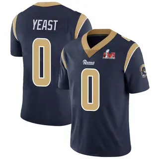 Los Angeles Rams Men's Russ Yeast Limited Team Color Vapor Untouchable Super Bowl LVI Bound Jersey - Navy