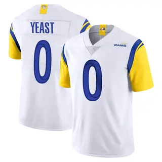 Los Angeles Rams Men's Russ Yeast Limited Vapor Untouchable Jersey - White