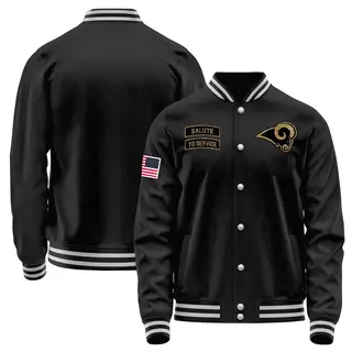 Los Angeles Rams Men's Salute to Service Sideline Performance Jacket - Black