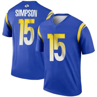 Los Angeles Rams Men's Ty Simpson Legend Jersey - Royal