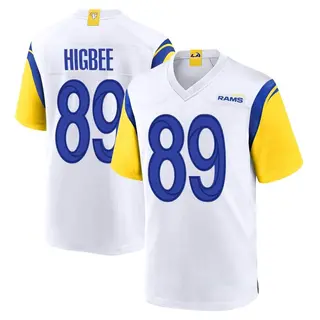 Los Angeles Rams Men's Tyler Higbee Game Jersey - White