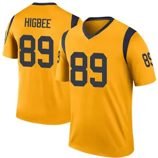 Los Angeles Rams Men's Tyler Higbee Legend Color Rush Jersey - Gold