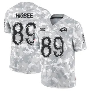 Los Angeles Rams Men's Tyler Higbee Limited 2024 Salute to Service Jersey - Arctic Camo