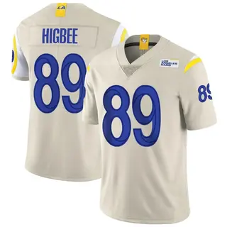 Los Angeles Rams Men's Tyler Higbee Limited Bone Vapor Jersey