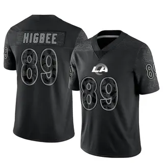 Los Angeles Rams Men's Tyler Higbee Limited Reflective Jersey - Black