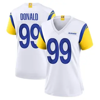 Los Angeles Rams Women's Aaron Donald Game Jersey - White