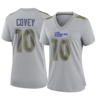 Los Angeles Rams Women's Britain Covey Game Atmosphere Fashion Jersey - Gray