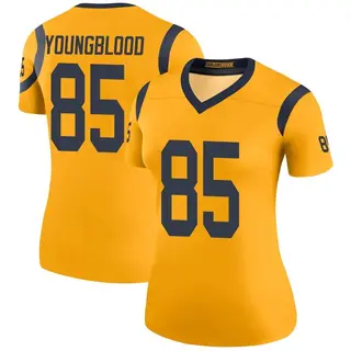 Los Angeles Rams Women's Jack Youngblood Legend Color Rush Jersey - Gold