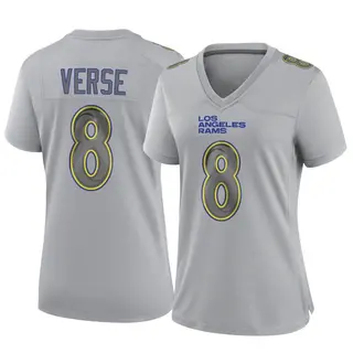Los Angeles Rams Women's Jared Verse Game Atmosphere Fashion Jersey - Gray