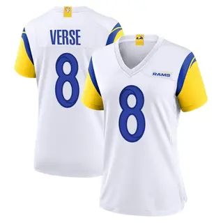 Los Angeles Rams Women's Jared Verse Game Jersey - White