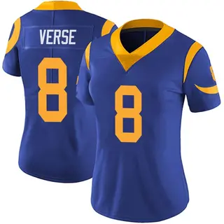 Los Angeles Rams Women's Jared Verse Limited Alternate Vapor Untouchable Jersey - Royal