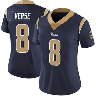 Los Angeles Rams Women's Jared Verse Limited Team Color Vapor Untouchable Jersey - Navy