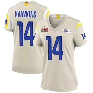 Los Angeles Rams Women's Javian Hawkins Game Bone Super Bowl LVI Bound Jersey