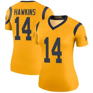 Los Angeles Rams Women's Javian Hawkins Legend Color Rush Jersey - Gold