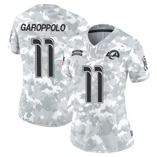 Los Angeles Rams Women's Jimmy Garoppolo Limited 2024 Salute to Service Jersey - Arctic Camo