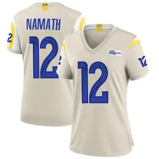 Los Angeles Rams Women's Joe Namath Game Bone Jersey