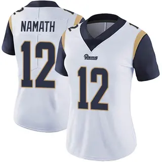Los Angeles Rams Women's Joe Namath Limited Vapor Untouchable Jersey - White
