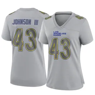 Los Angeles Rams Women's John Johnson III Game Atmosphere Fashion Jersey - Gray