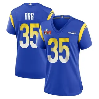 Los Angeles Rams Women's Kareem Orr Game Alternate Super Bowl LVI Bound Jersey - Royal