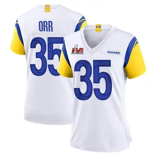 Los Angeles Rams Women's Kareem Orr Game Super Bowl LVI Bound Jersey - White