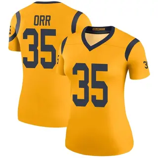 Los Angeles Rams Women's Kareem Orr Legend Color Rush Jersey - Gold