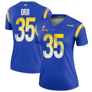 Los Angeles Rams Women's Kareem Orr Legend Super Bowl LVI Bound Jersey - Royal