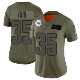 Los Angeles Rams Women's Kareem Orr Limited 2019 Salute to Service Jersey - Camo