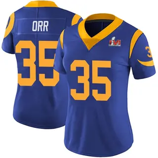 Los Angeles Rams Women's Kareem Orr Limited Alternate Vapor Untouchable Super Bowl LVI Bound Jersey - Royal