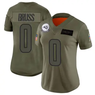 Los Angeles Rams Women's Logan Bruss Limited 2019 Salute to Service Jersey - Camo