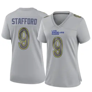 Los Angeles Rams Women's Matthew Stafford Game Atmosphere Fashion Jersey - Gray