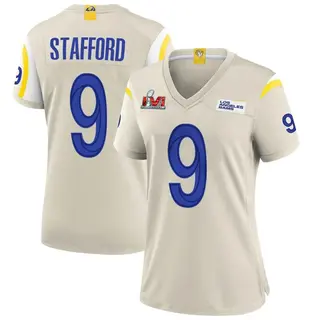 Los Angeles Rams Women's Matthew Stafford Game Bone Super Bowl LVI Bound Jersey